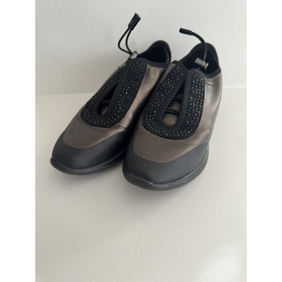 Geox  Respira  bling Women's  Sneakers Italian Patent Leather Shoe bronze Size 8 - Picture 3 of 16